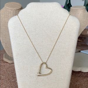 Bent Nail Heart Necklace